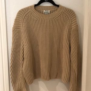 Acne Studios Knit Tan Jumper